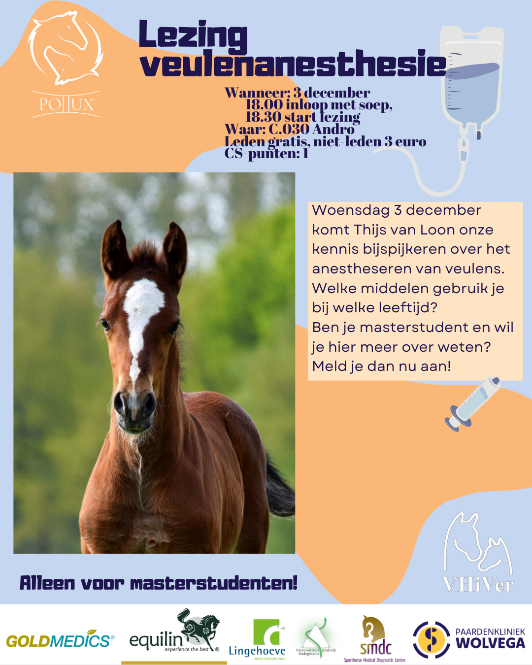 lezing veulenanesthesie